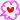 Small pixel icon of a red heart in a scalloped speech bubble.